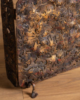 Sculptural Iron Fire Screen Signed Marsura, Italy, Mid Century - Lone Fox