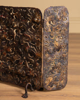 Sculptural Iron Fire Screen Signed Marsura, Italy, Mid Century - Lone Fox