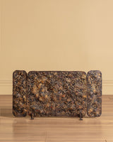 Sculptural Iron Fire Screen Signed Marsura, Italy, Mid Century - Lone Fox