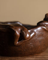 Sculptural Studio Pottery Bowl, American, 1970's - Lone Fox