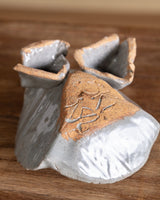 Sculptural Studio Pottery Wine Bottle Holder, 1980's - Lone Fox