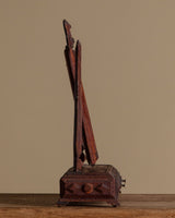Sculptural Tramp Art Vanity Mirror w/ Drawers, 19th Century - Lone Fox