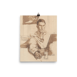 "Self Portrait (1915)" Art Print - Lone Fox