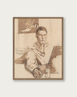 "Self Portrait (1915)" Art Print - Lone Fox