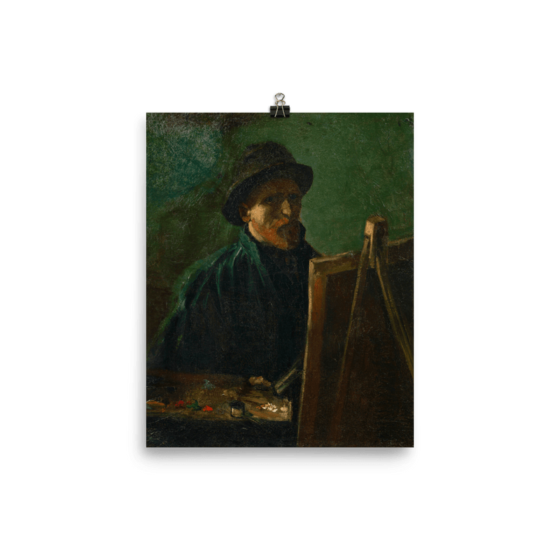 "Self - Portrait with Dark Felt Hat at the Easel" Art Print - Lone Fox