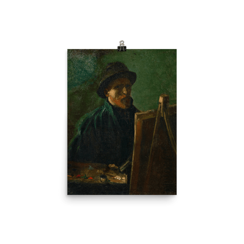 "Self - Portrait with Dark Felt Hat at the Easel" Art Print - Lone Fox