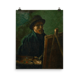 "Self - Portrait with Dark Felt Hat at the Easel" Art Print - Lone Fox