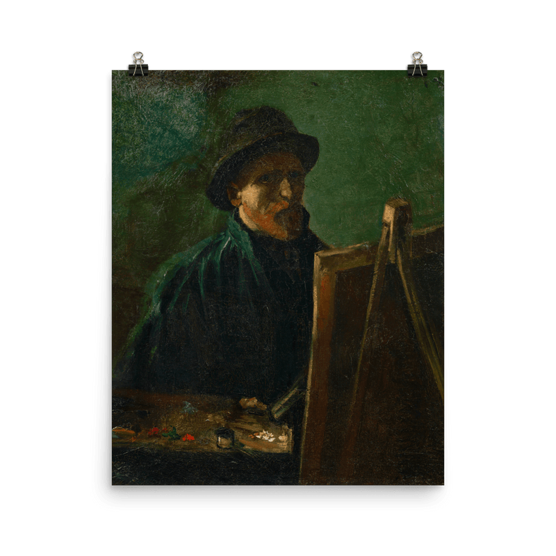 "Self - Portrait with Dark Felt Hat at the Easel" Art Print - Lone Fox