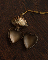 Sentimental Sacred Heart Locket Ornament - Lone Fox