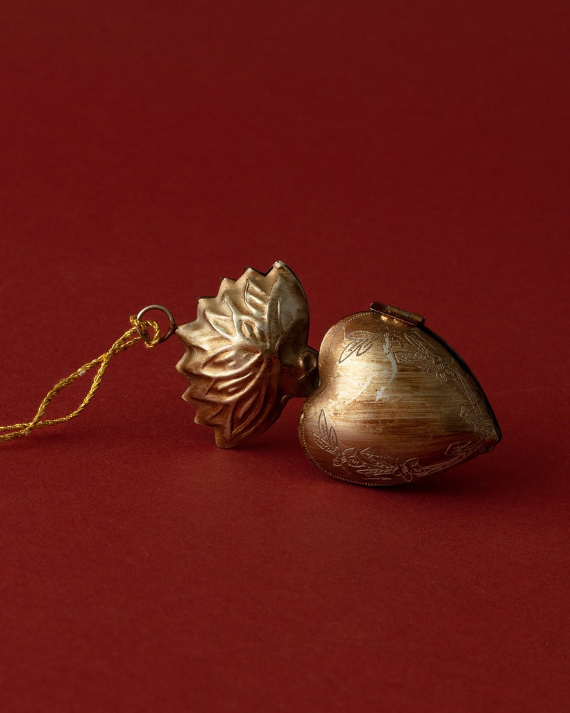 Sentimental Sacred Heart Locket Ornament - Lone Fox
