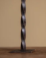 Set of 3 Twisted Iron Candlesticks, Early 20th Century - Lone Fox