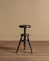 Set of 4 French Carved Wood Artist Stools, 1940's - Lone Fox