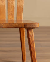 Set of 4 Rustic Pine Chairs by Goran Malmvall, Sweden, 1940s - Lone Fox