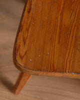 Set of 4 Rustic Pine Chairs by Goran Malmvall, Sweden, 1940s - Lone Fox