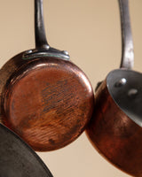 Set of 5 French Copper Pots - Lone Fox