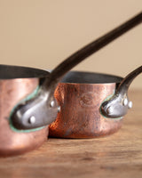 Set of 5 French Copper Pots - Lone Fox