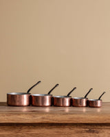 Set of 5 French Copper Pots - Lone Fox