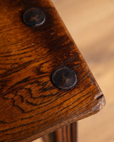 Set of 6 Oak & Iron Dining Chairs, France, 1960s - Lone Fox