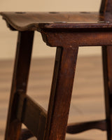 Set of 6 Oak & Iron Dining Chairs, France, 1960s - Lone Fox