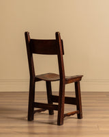 Set of 6 Oak & Iron Dining Chairs, France, 1960s - Lone Fox