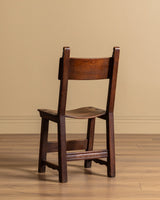 Set of 6 Oak & Iron Dining Chairs, France, 1960s - Lone Fox