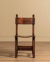 Set of 6 Oak & Iron Dining Chairs, France, 1960s - Lone Fox