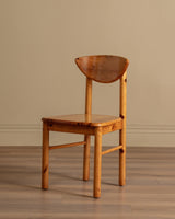 Set of 6 Pine Dining Chairs Manner of Rainer Daumiller, 1970's - Lone Fox