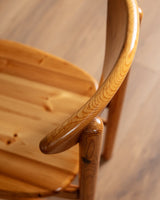 Set of 6 Pine Dining Chairs Manner of Rainer Daumiller, 1970's - Lone Fox