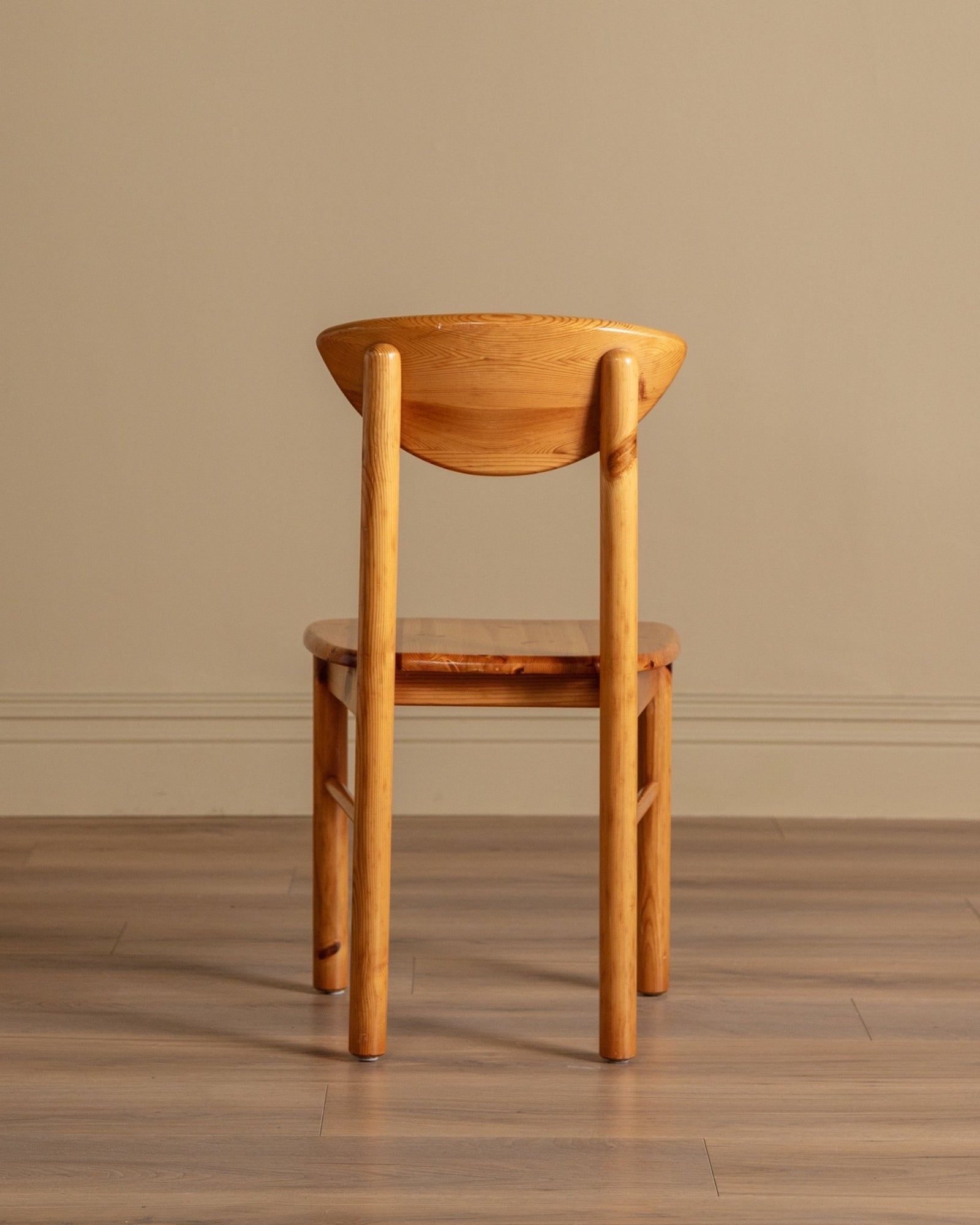 Set of 6 Pine Dining Chairs Manner of Rainer Daumiller, 1970's