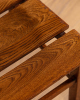 Set of 6 "Razor Blade" Oak Chairs, Attributed to Henning Kjaernulf, 1960's - Lone Fox