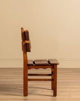 Set of 6 "Razor Blade" Oak Chairs, Attributed to Henning Kjaernulf, 1960's - Lone Fox