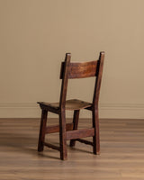 Set of 6 Spanish Oak Dining Chairs, Early 1900's - Lone Fox