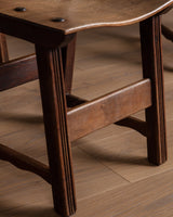 Set of 6 Spanish Oak Dining Chairs, Early 1900's - Lone Fox