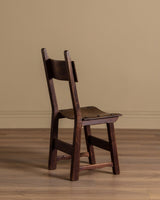 Set of 6 Spanish Oak Dining Chairs, Early 1900's - Lone Fox