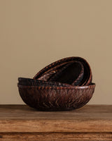Set of 6 Woven Nesting Bowls - Lone Fox
