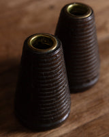Set of 7 Painted Bobbin Taper Holders, United States, 1940's - Lone Fox