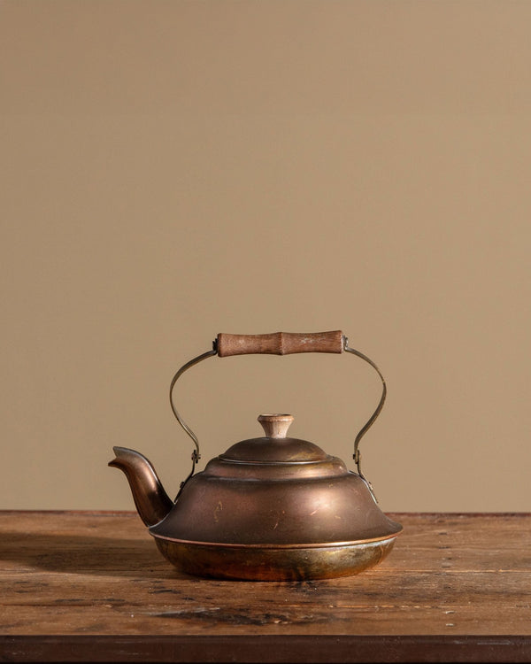Short Brass Tea Kettle - Lone Fox