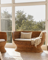 Siena Woven Settee - Lone Fox