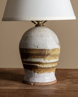 Signed Studio Pottery Table Lamp, United States, 1960s - Lone Fox