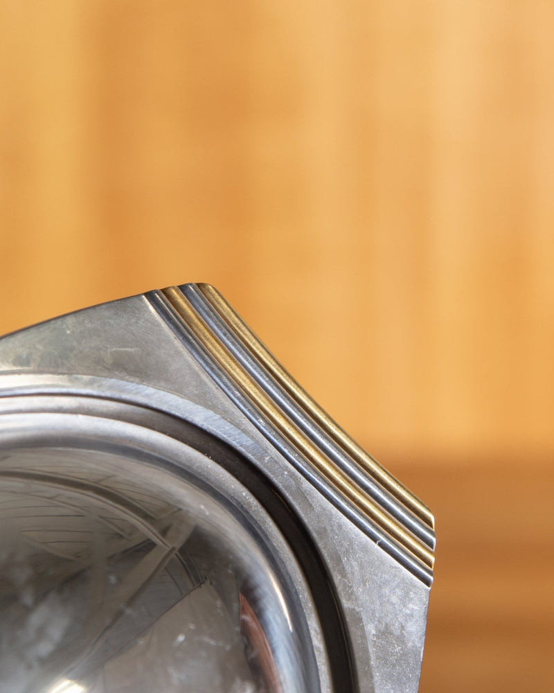 Silver & Brass Lidded Dish - Lone Fox