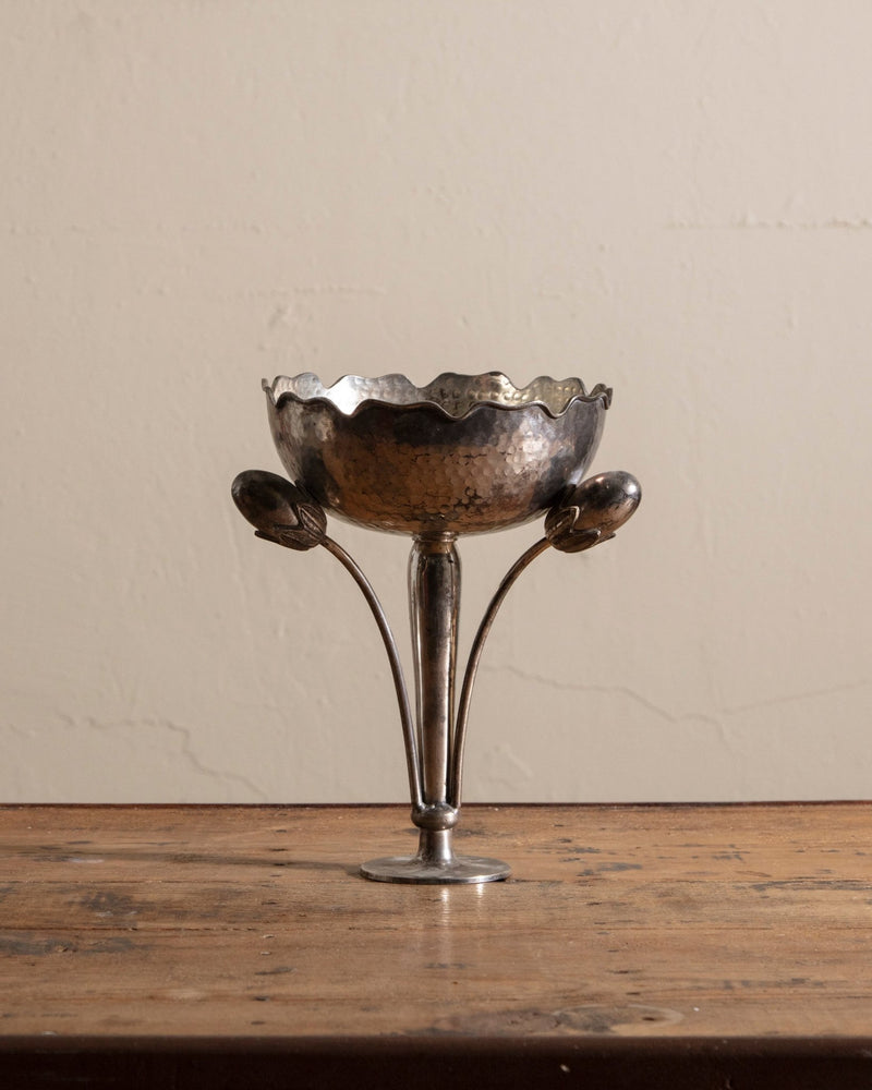 Silver Centerpiece Bowl by Biechierogra Pampaloni, Italy, Early 20th Century - Lone Fox