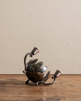 Silver Plated Lotus Bowl Candle Holder - Lone Fox