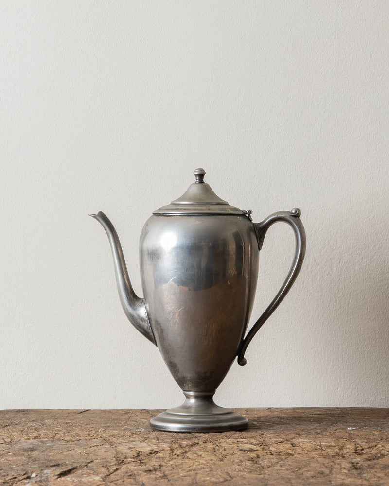 Silver Plated Pedestal Teapot - Lone Fox