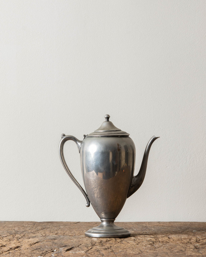 Silver Plated Pedestal Teapot - Lone Fox