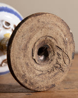 Single Cabana Striped Studio Chalice, Signed - Lone Fox