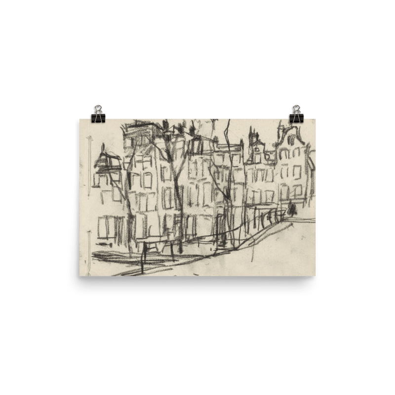 “Sketch of the City” Art Print - Lone Fox