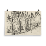 “Sketch of the City” Art Print - Lone Fox