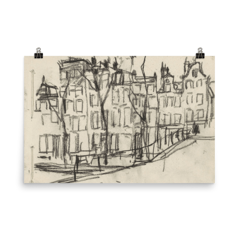 “Sketch of the City” Art Print - Lone Fox