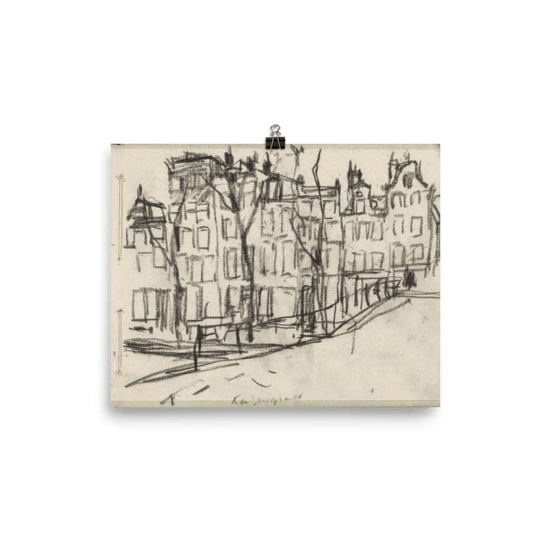 “Sketch of the City” Art Print - Lone Fox