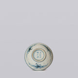 Small Blue and White Porcelain Floral Bouquet Dish - Lone Fox
